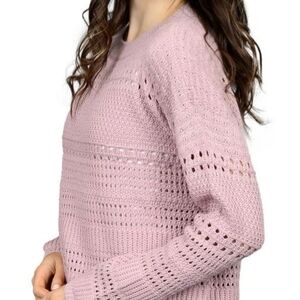 J. Jill Crocheted Sweater Sz. TL.EUC
